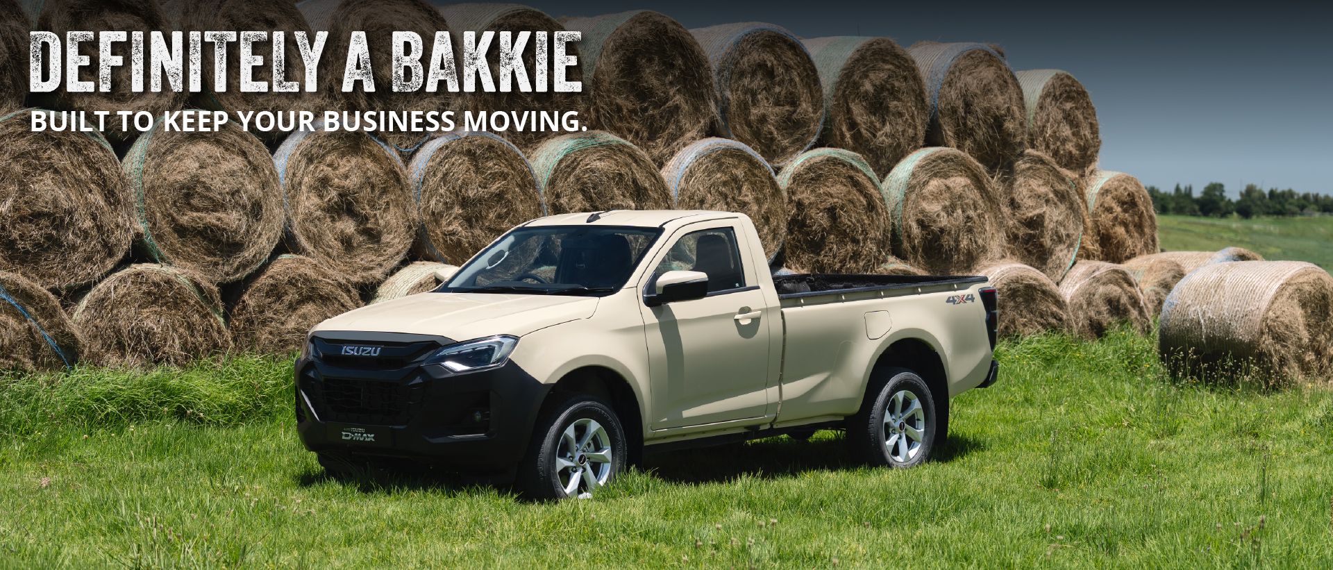 ISUZU Single Cab on a working farm