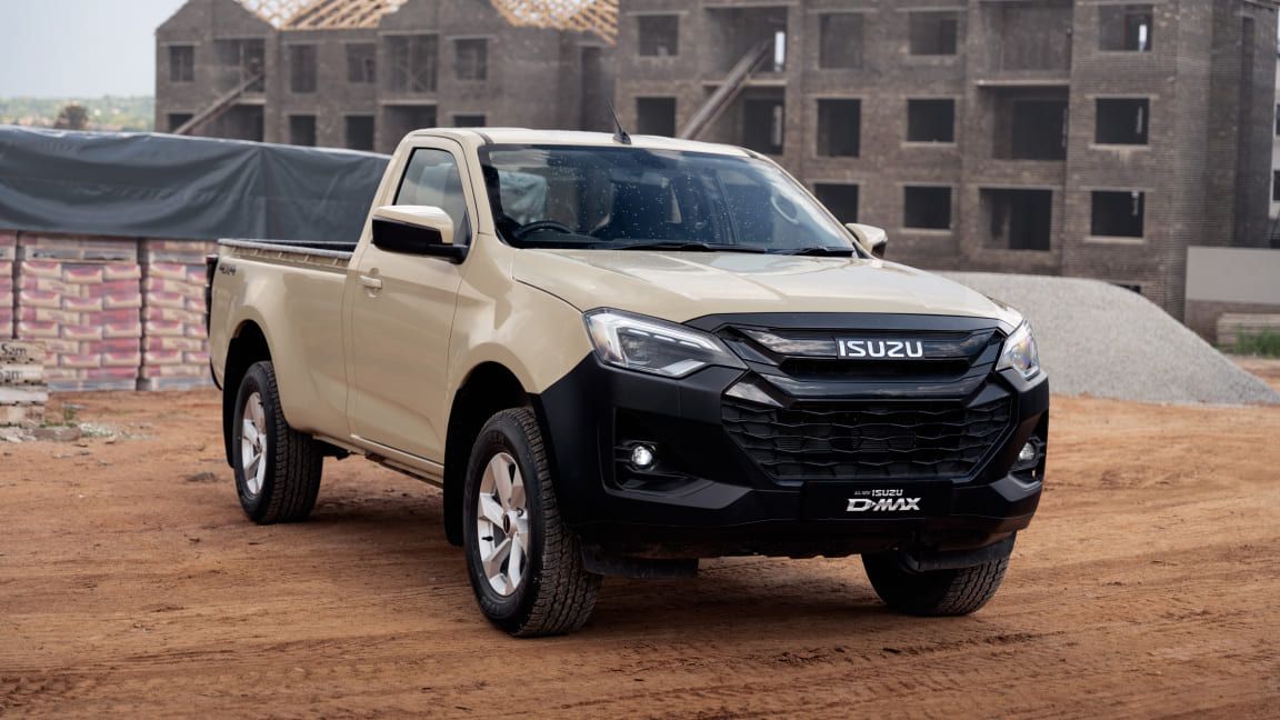 ISUZU Single Cab on the road